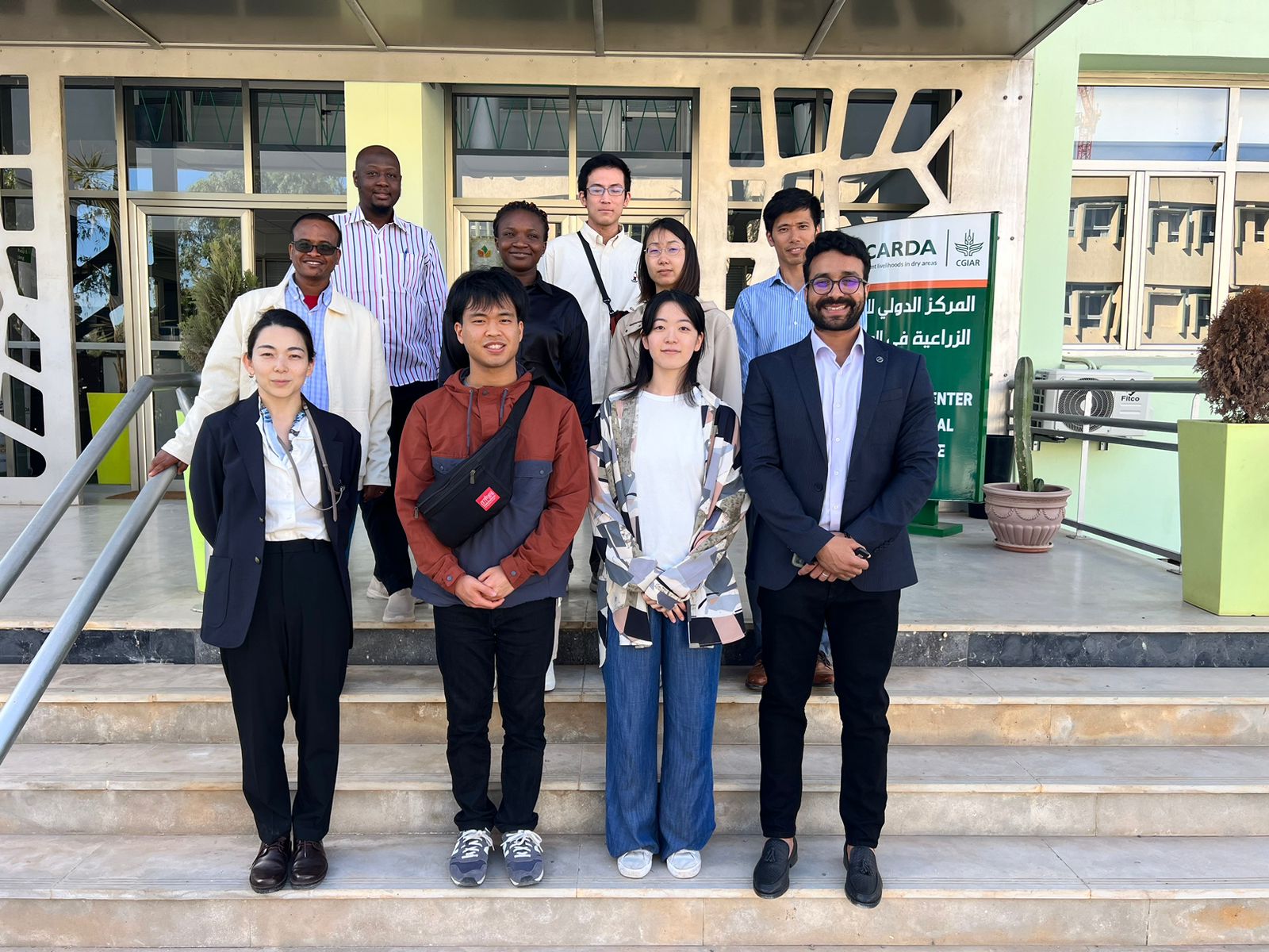 Tottori students at ICARDA