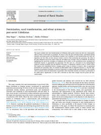 Feminization, rural transformation, and wheat systems in post-soviet Uzbekistan Feminization, rural transformation, and wheat systems in post-soviet Uzbekistan