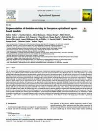 Representation of decision-making in European agricultural agent-based models Representation of decision-making in European agricultural agent-based models
