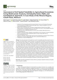 Assessment of Soil Spatial Variability in Agricultural Ecosystems Using Multivariate Analysis, Soil Quality Index (SQI), and Geostatistical Approach: A Case Study of the Mnasra Region, Gharb Plain, Morocco Assessment of Soil Spatial Variability in Agricultural Ecosystems Using Multivariate Analysis, Soil Quality Index (SQI), and Geostatistical Approach: A Case Study of the Mnasra Region, Gharb Plain, Morocco