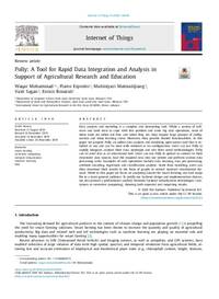 Polly: A Tool for Rapid Data Integration and Analysis in Support of Agricultural Research and Education Polly: A Tool for Rapid Data Integration and Analysis in Support of Agricultural Research and Education