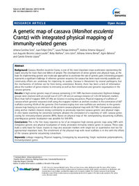 A genetic map of cassava (Manihot esculenta Crantz) with integrated physical mapping of immunity-related genes A genetic map of cassava (Manihot esculenta Crantz) with integrated physical mapping of immunity-related genes
