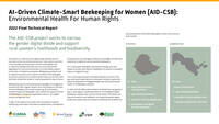 AI-Driven Climate-Smart Beekeeping for Women (AID-CSB) Environmental Health For Human Rights | 2022 Report Brief AI-Driven Climate-Smart Beekeeping for Women (AID-CSB) Environmental Health For Human Rights | 2022 Report Brief