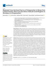 Repeated Cross-Sectional Survey of Ectoparasites in Sheep from Central Tunisia: Does Low Prevalence Indicate Good Hygiene or Resistance to Ectoparasites? Repeated Cross-Sectional Survey of Ectoparasites in Sheep from Central Tunisia: Does Low Prevalence Indicate Good Hygiene or Resistance to Ectoparasites?