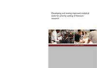 Developing and testing improved analytical tools for priority setting of livestock research Developing and testing improved analytical tools for priority setting of livestock research