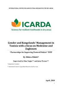 Gender and Rangelands’ Management in Tunisia with a focus on Medenine and Zaghouen “Partnerships for Improving Pastoral Policies” PIPP Gender and Rangelands’ Management in Tunisia with a focus on Medenine and Zaghouen “Partnerships for Improving Pastoral Policies” PIPP