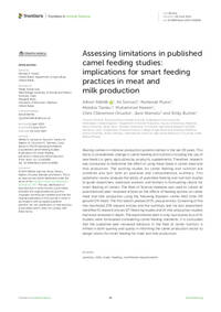 Assessing limitations in published camel feeding studies: implications for smart feeding practices in meat and milk production