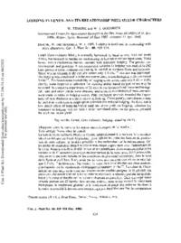 Lodging in Lentil and its Relationship with other Characters Lodging in Lentil and its Relationship with other Characters