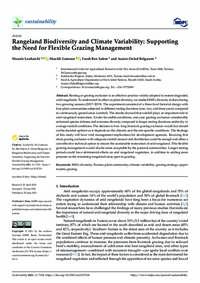 Rangeland Biodiversity and Climate Variability: Supporting the Need for Flexible Grazing Management Rangeland Biodiversity and Climate Variability: Supporting the Need for Flexible Grazing Management