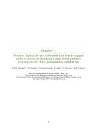 Present status of salt-affected and waterlogged soils in Dasht-e-Azadegan and management strategies for their sustainable utilization