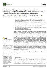Application of Compost as an Organic Amendment for Enhancing Soil Quality and Sweet Basil (Ocimum basilicum L.) Growth: Agronomic and Ecotoxicological Evaluation