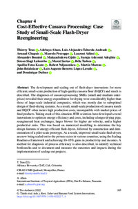 Cost-Effective Cassava Processing: Case Study of Small-Scale Flash-Dryer Reengineering Cost-Effective Cassava Processing: Case Study of Small-Scale Flash-Dryer Reengineering