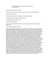 Evaluation of mohair quality in Angora goats from the Northern dry lands of Tajikistan Evaluation of mohair quality in Angora goats from the Northern dry lands of Tajikistan