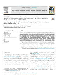 Spatiotemporal characterization of droughts and vegetation response in Northwest Africa from 1981 to 2020 Spatiotemporal characterization of droughts and vegetation response in Northwest Africa from 1981 to 2020