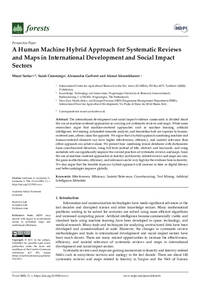 A Human Machine Hybrid Approach for Systematic Reviews and Maps in International Development and Social Impact Sectors A Human Machine Hybrid Approach for Systematic Reviews and Maps in International Development and Social Impact Sectors