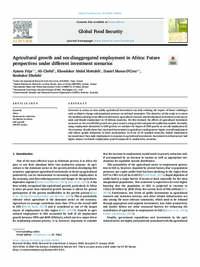 Agricultural growth and sex-disaggregated employment in Africa: Future perspectives under different investment scenarios Agricultural growth and sex-disaggregated employment in Africa: Future perspectives under different investment scenarios