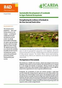 Sustainable Development of Lowlands in Agro-Pastoral Ecosystems: Strengthening the resilience of lowlands in the Near East and North Africa Sustainable Development of Lowlands in Agro-Pastoral Ecosystems: Strengthening the resilience of lowlands in the Near East and North Africa