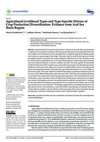 Agricultural Livelihood Types and Type-Specific Drivers of Crop Production Diversification: Evidence from Aral Sea Basin Region