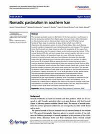 Nomadic pastoralism in southern Iran Nomadic pastoralism in southern Iran