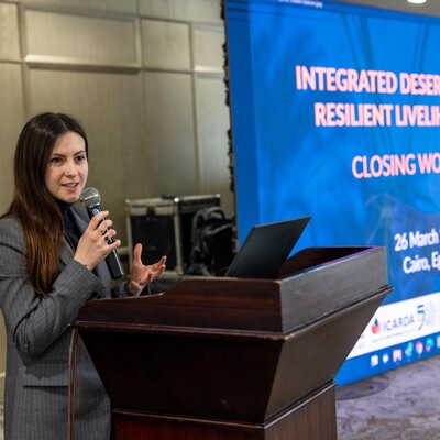 AECID representative at the IDFRL project closing ceremony