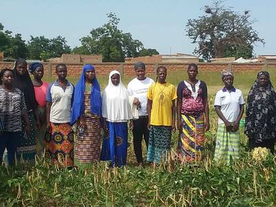 Cowpea farmers in Houet, Burkina Faso