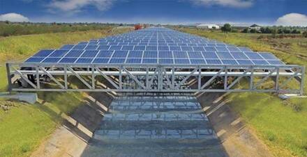 Installing solar panels above marwas 