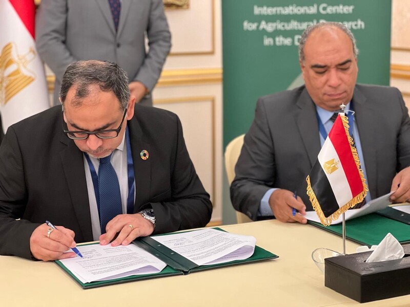 ICARDA signing MoU with MWRI 