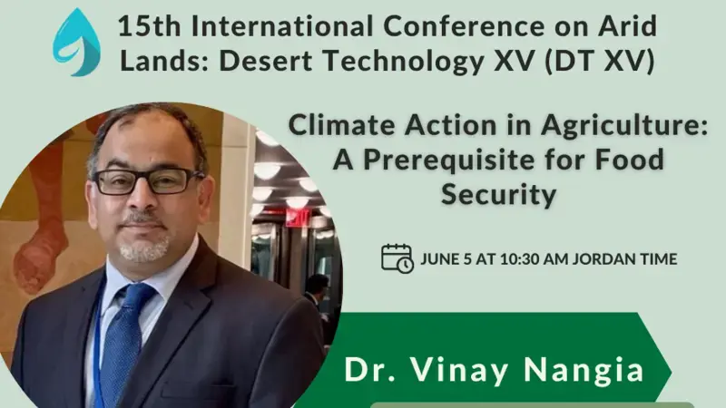 15th International Conference on Arid Lands 15th International Conference on Arid Lands