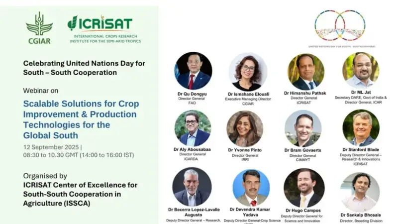 Webinar on Scalable Agri-Solutions for the Global South Webinar on Scalable Agri-Solutions for the Global South