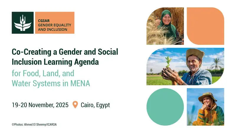  Regional Workshop on Advancing Gender Equality and Social Inclusion in Food, Land, and Water Systems in MENA
