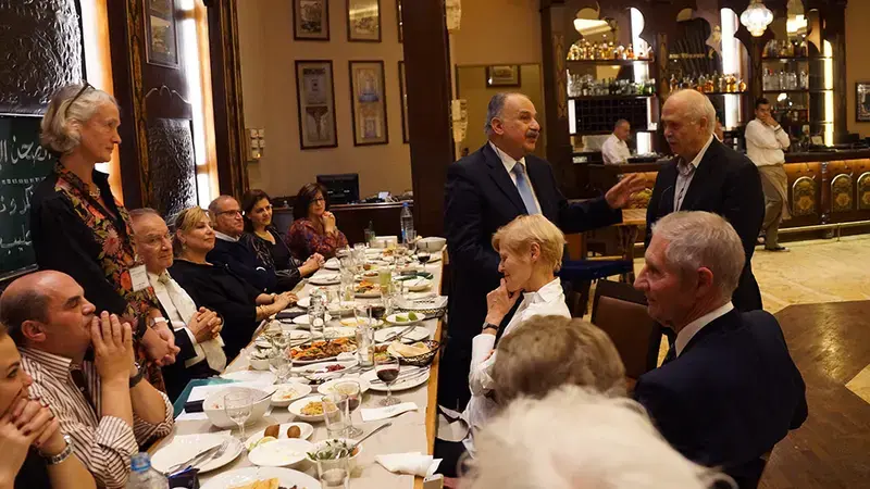 BOT Chair, Dr. Toulmin, and Dr. Solh thanking Dr. Oweis for his loyalty to ICARDA. BOT Chair, Dr. Toulmin, and Dr. Solh thanking Dr. Oweis for his loyalty to ICARDA.