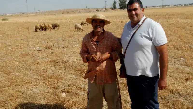 Taoufiq Ben Ammar makes his living from wheat cropping, weaned lambs, dairy cows. Taoufiq Ben Ammar makes his living from wheat cropping, weaned lambs, dairy cows.