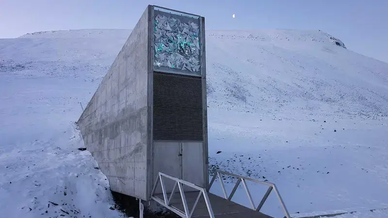 The Svalbard Global Seed Vault holds more than 880,000 seed samples from all over the world (Photo credit: Crop Trust) The Svalbard Global Seed Vault holds more than 880,000 seed samples from all over the world (Photo credit: Crop Trust)