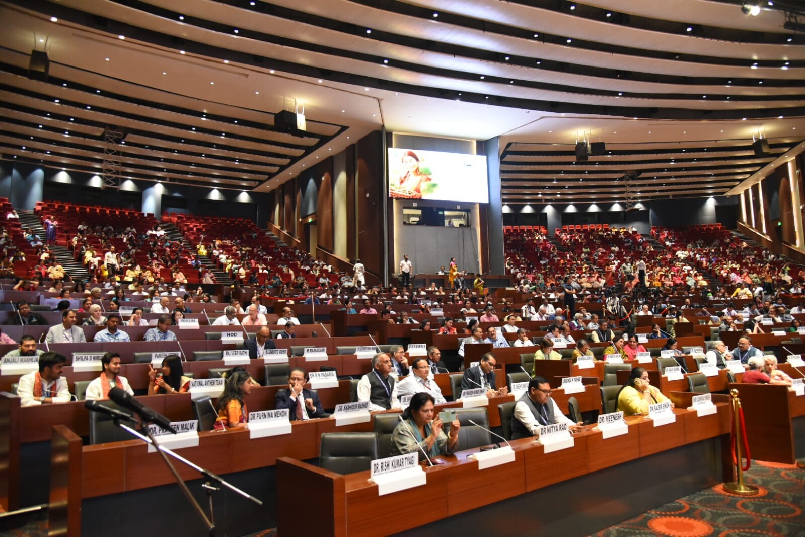 The ICARDA delegation at Inaugural Session 