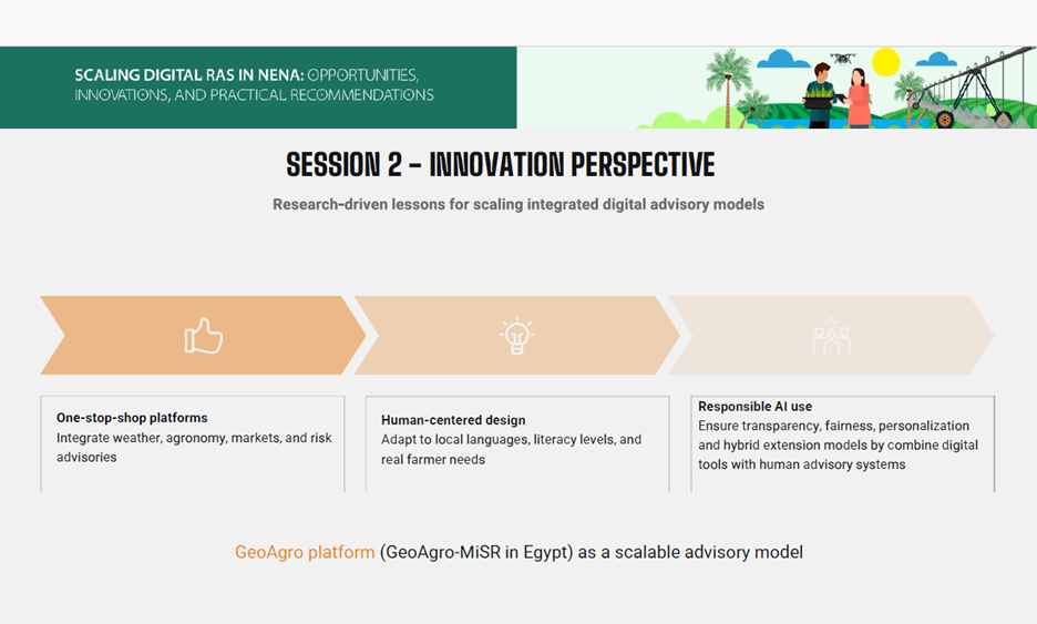 A snapshot of RAS innovation perspective
