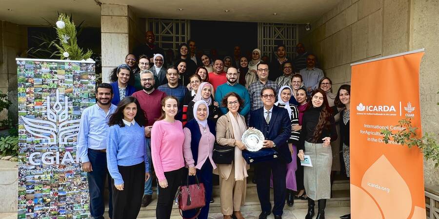 Dr. Ismahane Elouafi, CGIAR EMD, launches her tour of CGIAR Center HQs at ICARDA Dr. Ismahane Elouafi, CGIAR EMD, launches her tour of CGIAR Center HQs at ICARDA