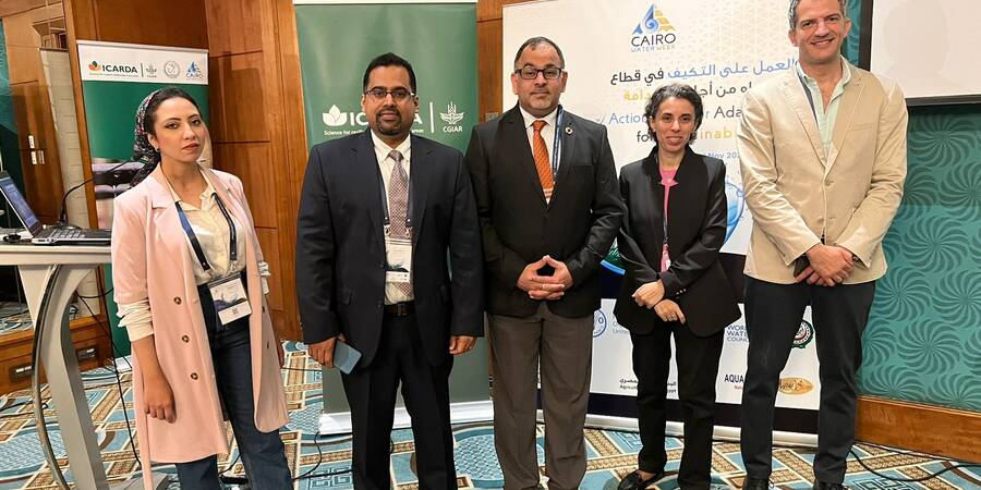 Cairo Water Week ICARDA delegation Cairo Water Week ICARDA delegation